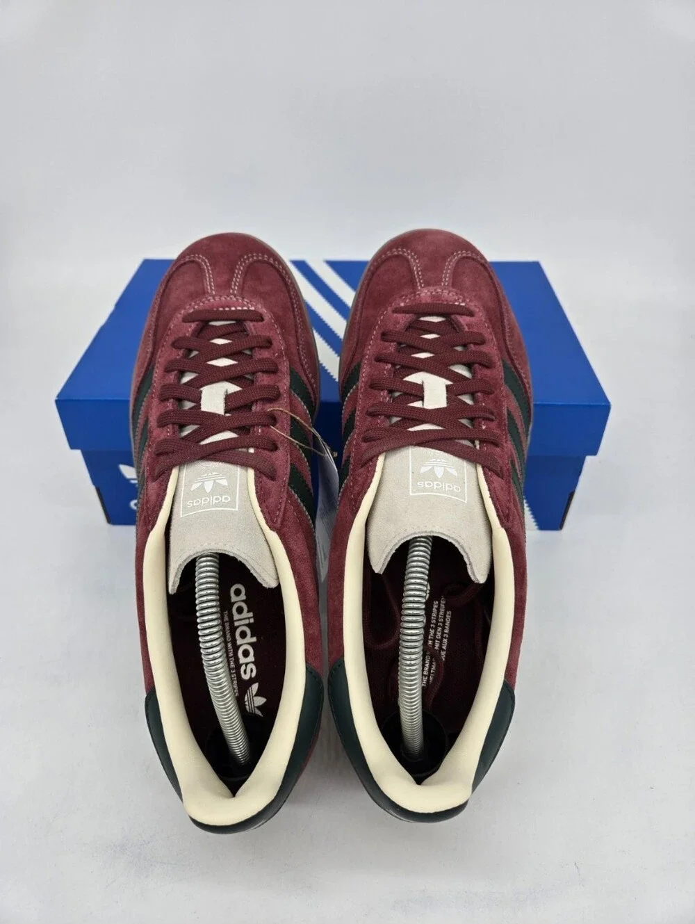 Adidas Men's Gazelle Indoor JH5403 Shadow Red Green Shoes Size 12